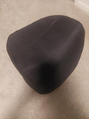 6' Huge Bean Bag Chair With Memory Foam Filling And Washable Cover Charcoal  - Relax Sacks : Target