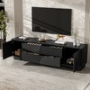 Storage TV Stand for TVs up to 75", TV Console Media Console Minimalist TV Cabinet Media Entertainment Center with 4 Drawers - ModernLuxe - 2 of 4