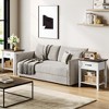 Whizmax Nightstand, End Table with Drawer, Side Table for Spaces, 2 Tiers Storage Shelves with Dresser, Bedside Table for Living Room, Bedroom, White - 4 of 4