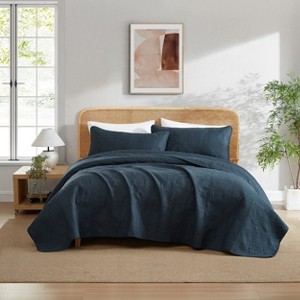 HLC.ME Benji - 3 Piece Quilt Set, Lightweight Bedspread Coverlet Set - 1 of 4