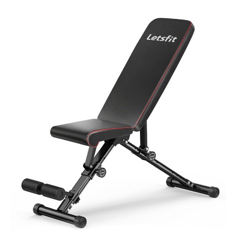 Letsfit Weight Bench Adjustable Strength Training Bench For Full Body Workout Multi Purpose Incline Decline Home Gym Fast Easy Folding And Installation Space Saving Design Ae01 Target