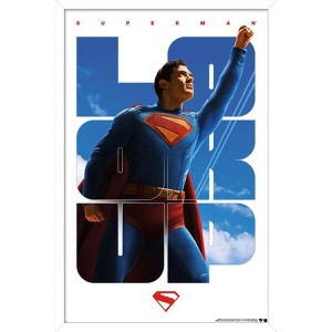 Trends International DC Comics Superman (2025) - Look Up Framed Wall Poster Prints - 1 of 4