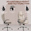 PAGED Adjustable Height Office Chair, Modern Massage Chair with Tilt and Heating Function, Ergonomic Executive Chair for Office - 3 of 4