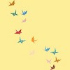 Men's Design By Humans Flying Paper Cranes Birds By Magnussons T-Shirt - 2 of 3