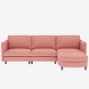 GDFStudio Kesi Modern 107.8'' L-Shaped 3-Seater Upholstered Sectional Sofa with Ottoman - 4 of 4
