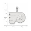 Black Bow Jewelry 10k White Gold Philadelphia Flyers NHL Large Pendant - 2 of 3