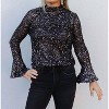 Women's Vip List Sequin Knit Top - PROMESA M - 2 of 4