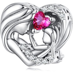 Sterling Silver Dragonfly Charm with Safety Chain - Love Buckle Travel Bead for Bracelets & Necklaces - 1 of 4