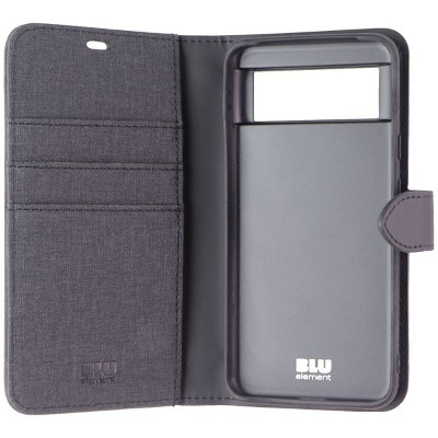 BLU Element Folio Magnetic Detachable Case for Google Pixel 8 - Black