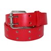 CTM Kids' Leather Two Hole Jean Belt (Pack of 2) - 2 of 4