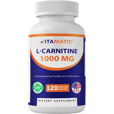 L-Carnititine Fumarate 1000 mg - 120 Vegetable Capsules