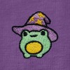Dalix Sorcerer Frog Embroidered Cotton Relaxed Short Sleeve Tee T Shirt Womens - 4 of 4