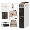 YIYIBYUS 3-Tiers Free Standing Toilet Cabinet with Drawers for Small Sapce, Bedroom, Living Room - 3 of 4