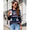 Coolmee Sweaters for Women Fall Fashion Long Sleeve Crewneck Pullover Lantern Knit Sweater Tops - 3 of 4