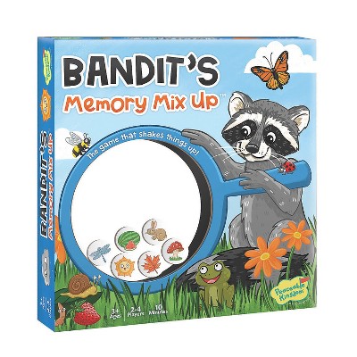 Peaceable Kingdom Bandit’s Memory Mix-Up - Memory Game for Kids - Great for Single Players, Big & Small Groups - Ages 3 & up