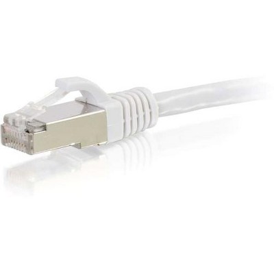 C2G-3ft Cat6 Snagless Shielded (STP) Network Patch Cable - White - Category 6 for Network Device - RJ-45 Male - RJ-45 Male - Shielded - 3ft - White