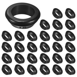 Unique Bargains Rubber Corrosion-Resistant Snap-in Locking Hole Plugs Black - 1 of 4