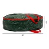 REGALWOVEN Christmas Foldable Round Waterproof Storage Bags with Handles - 2 of 4