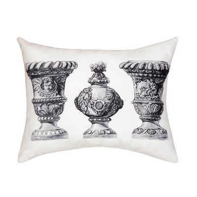 C&F Home Colonial Williamsburg 14" x 18" Palace Urns Indoor/Outdoor Decorative Throw Pillow