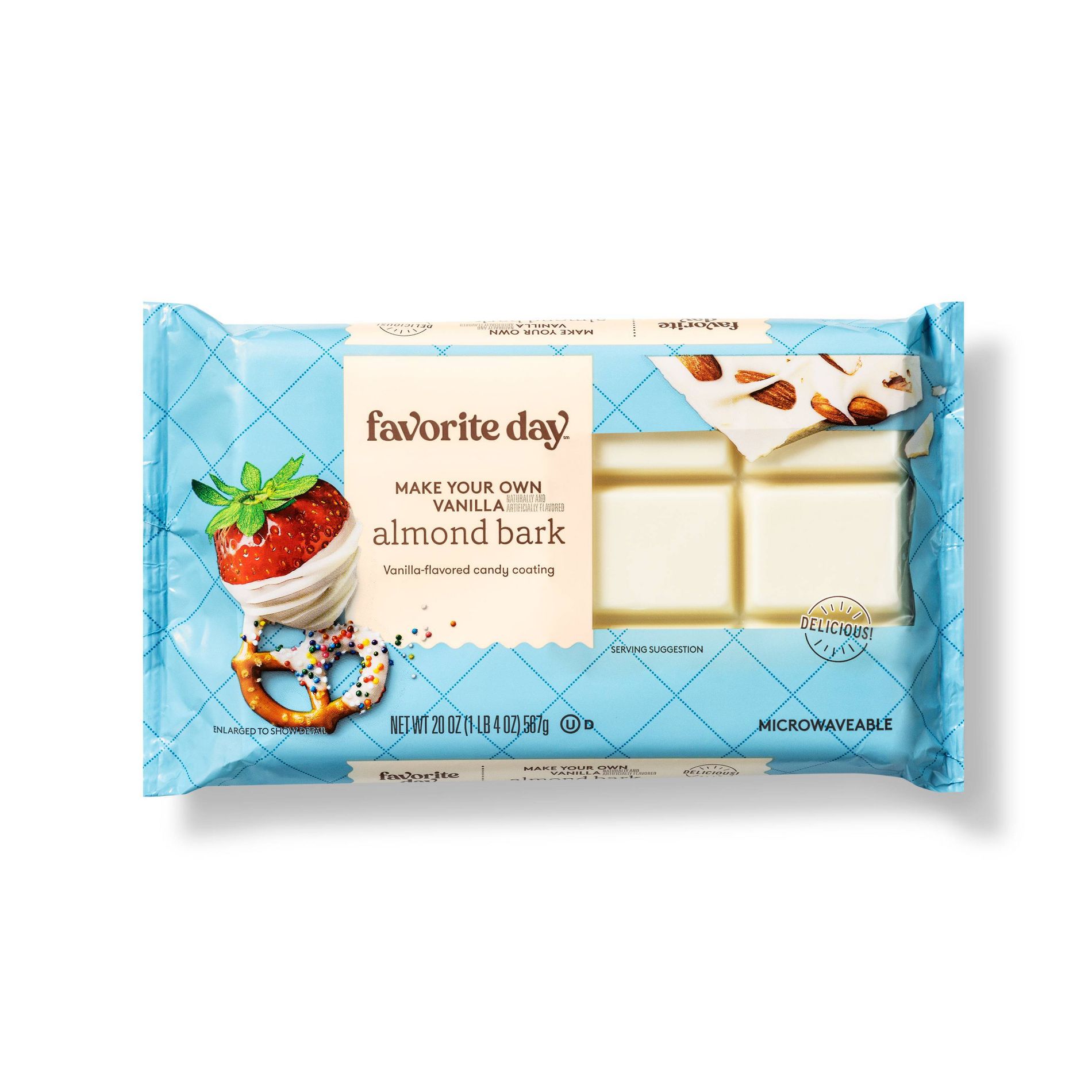 Vanilla Almond Bark - 20oz - Favorite Day™