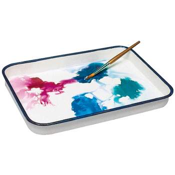 Rosarivae Watercolor Palette Painting Tray Small Painting Palette Tray  Silicone Paint Tray Color Mixing Tray 