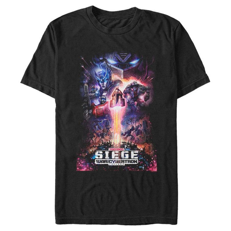 Men's Transformers Siege Poster T-Shirt, 1 of 6