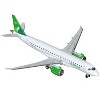 Embraer E190-E2 Commercial Aircraft "Wideroe" (LN-WEA) White with Green Tail 1/400 Diecast Model Airplane by GeminiJets - 2 of 3