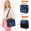 OPUX Insulated Lunch Box Men Women, Large Soft Cooler Bag Work School Picnic, Leakproof Tote Shoulder Strap Kid Adult - 2 of 4