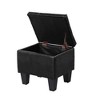 Dsvimoy Accent Chair Storage Ottoman Bench Tufted Multi Functional for Living Room Entryway, Black, 39"*17"*15" - 4 of 4
