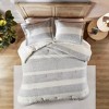 Okak All Size 3-Piece Imitation Lambswool Bed Comforter Set with Pillow Shams,Comfortable Lightweight Quilt Bedding Sets,Machine Washable - 3 of 4