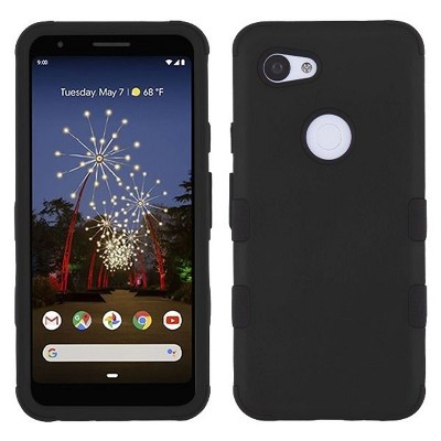 MYBAT Tuff Hard Hybrid TPU Case For Google Pixel 3A - Black