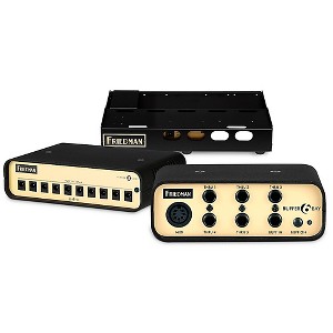 Friedman Tour Pro 1524 Platinum 15 x 24" Pedalboard With 1 Riser, Power Grid 10, Buffer Bay 6 Medium Black - 1 of 4