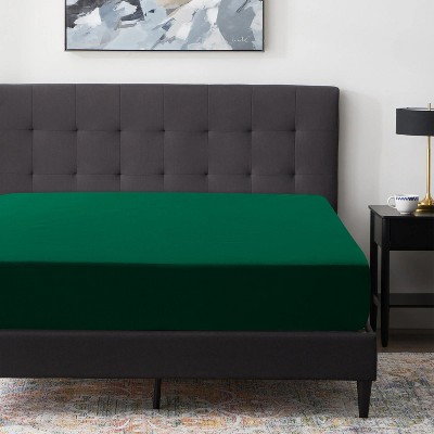 Fitted Sheet Only - Extra Deep Pocket up to 16" No-Pop Off Elastic Bottom Sheets Ultra-Soft Brushed Microfiber - Cotton Passion