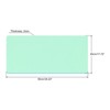 Unique Bargains Protector PU Leather Dual Side Mouse Pad Mat Desk Mat 1 Pc - 2 of 4