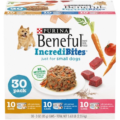 Beneful Incredibites with Chicken, Salmon and Beef Wet Dog Food - 30ct