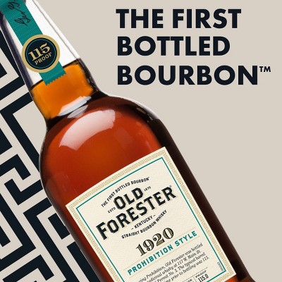 Old Forester 1920 Prohibition Style Bourbon Whiskey - 750ml Bottle