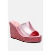 No Filter Wedge Heel Peep Toe Sandals - 2 of 4