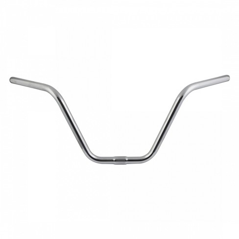 Sunlite Medium HiRise Handlebars 1in Clamp 27.5 Width 9in Rise Chrome Steel