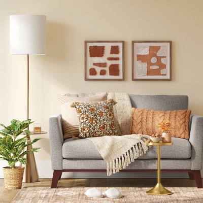 Modern Floor Lamp with Table Brass - Threshold™
