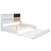 NicBex Twin Size Metal Daybed, Modern Sofa Bed Frame with Adjustable Trundle and LED for Bedroom, Living Room - 3 of 4