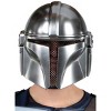 HalloweenCostumes.com One Size Fits Most   The Mandalorian Half Mask for Adults, Black/Gray - 3 of 4