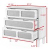 NicBex 3-Drawer Dresser for Bedroom,Modern Dressers with Rattan Drawers,Farmhouse Wooden Storage Chest of Drawers for Living Room,Hallway,Entrance - 2 of 4
