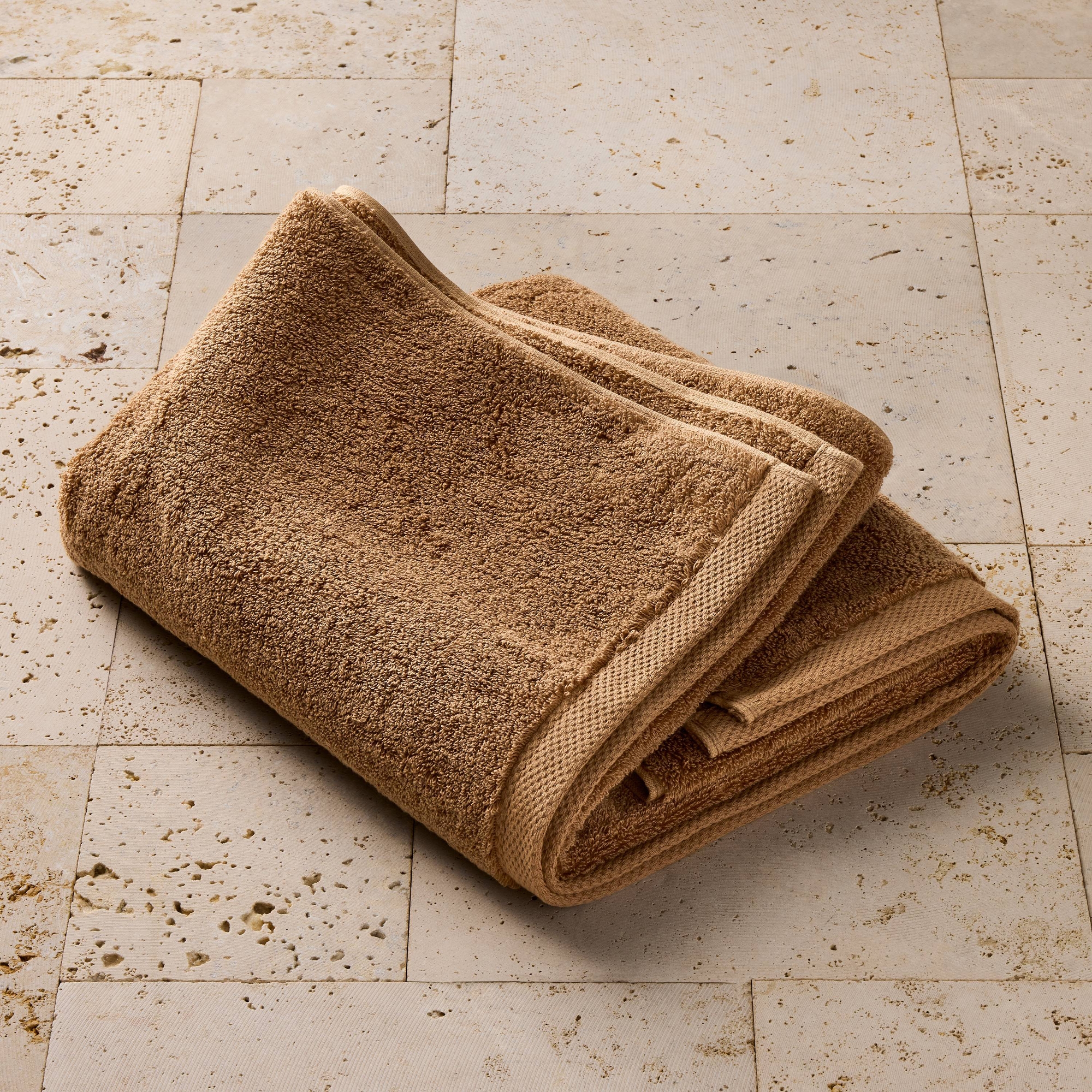 Organic Bath Towel Warm Brown - Casaluna™