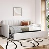 RealRooms Stratford Upholstered Daybed with Storage Drawers, Cream - 3 of 4