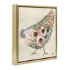 Stupell Industries Vintage Chicken with Floral Body, 18" x 18" - 3 of 4