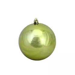 Northlight 4" Shatterproof Shiny Christmas Ball Ornament - Green