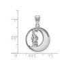 Black Bow Jewelry Sterling Silver Gamma Phi Beta Greek Life Medium Pendant - 2 of 3