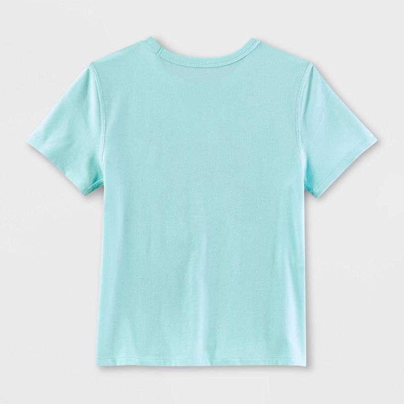 Kids&#39; Short Sleeve Ice Cream Squid Graphic T-Shirt - Cat &#38; Jack&#8482; Turquoise Blue, 3 of 5