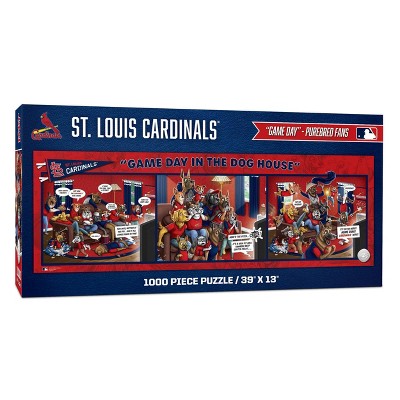 MLB St. Louis Cardinals Game Day in the Dog House Puzzle - 1000pc