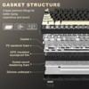 MaseiKar YZ87 Gasket Mechanical Keyboard,TKL Wireless Hot Swappable with 5-Layer Padding, BT5.0/2.4G/USB-C NKRO RGB Backlit(Black, Milk Switch) - 3 of 4